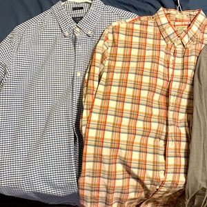 4 JCrew Shirts - Sold as Bundle - Size L